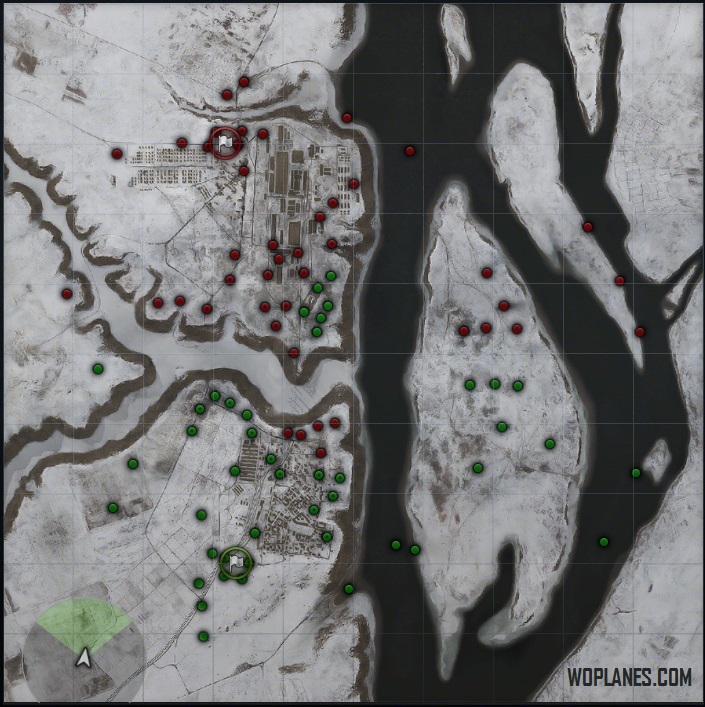 Мини карта для игровой локации Восточный фронт